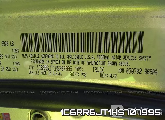 1C6RR6JT1HS707995 фото 9