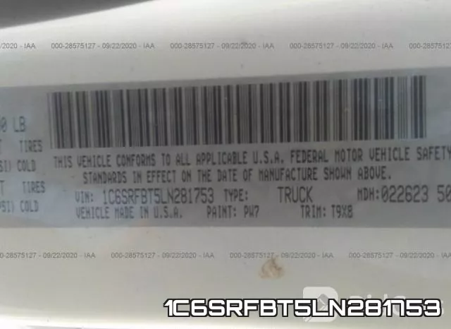 1C6SRFBT5LN281753 фото 10