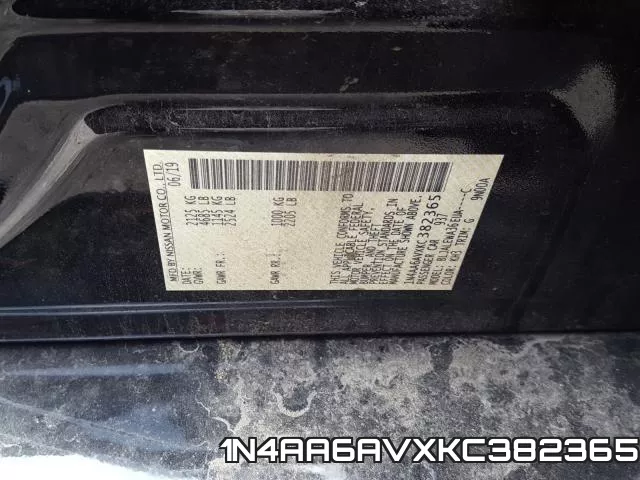 1N4AA6AVXKC382365 фото 2