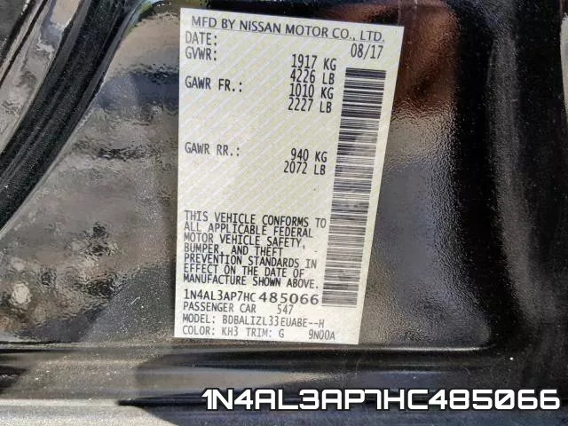1N4AL3AP7HC485066 фото 2