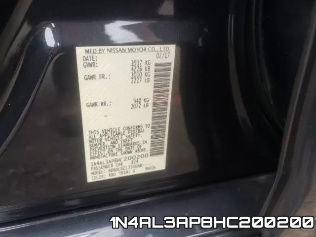 1N4AL3AP8HC200200 фото 2