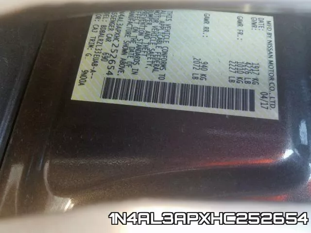 1N4AL3APXHC252654 фото 2