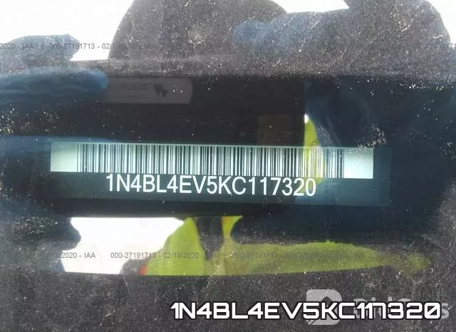 1N4BL4EV5KC117320 фото 10