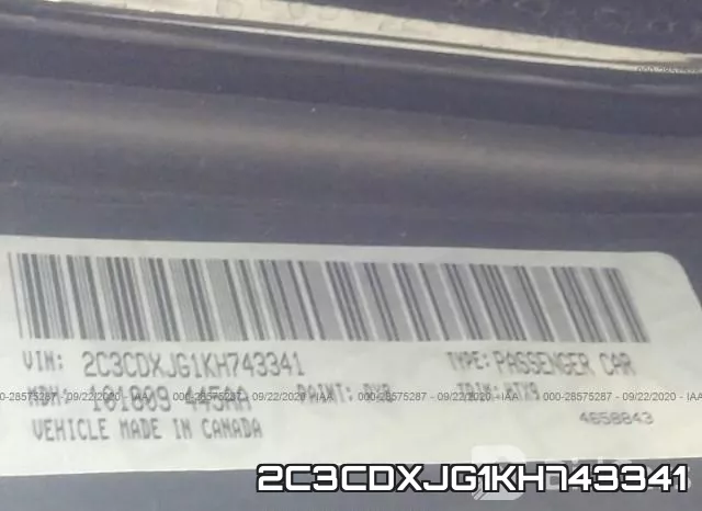 2C3CDXJG1KH743341 фото 10