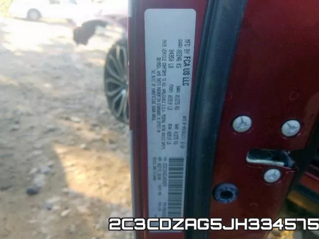 2C3CDZAG5JH334575 фото 2