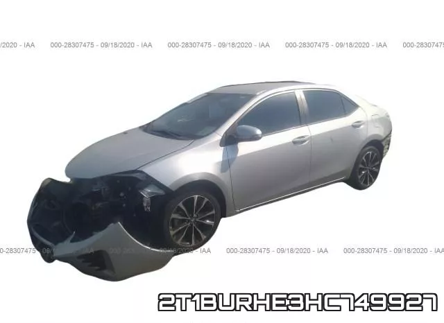 2T1BURHE3HC749927 фото 3