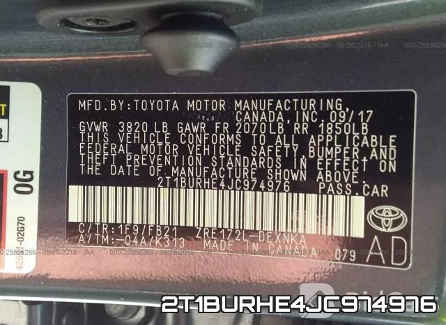 2T1BURHE4JC974976 фото 10