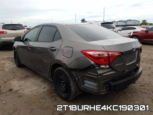 2T1BURHE4KC190301 фото 4