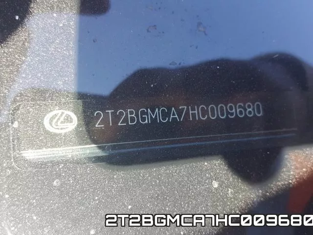 2T2BGMCA7HC009680 фото 2