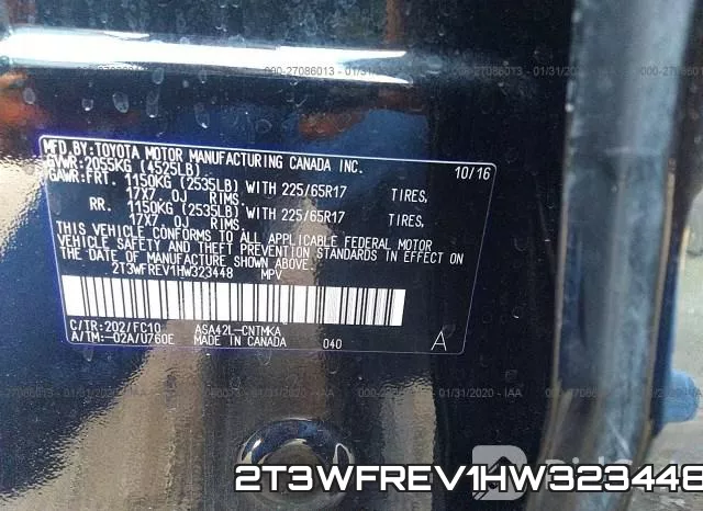 2T3WFREV1HW323448 фото 10