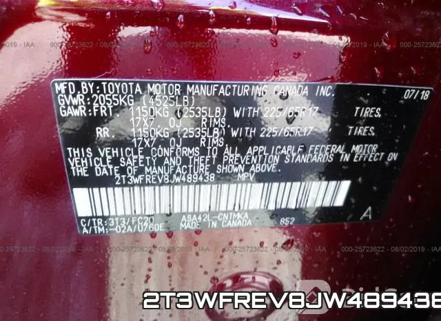 2T3WFREV8JW489438 фото 10