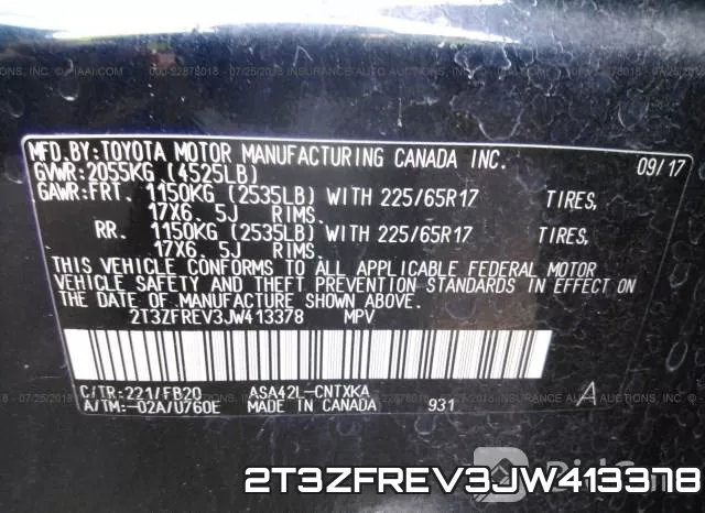 2T3ZFREV3JW413378 фото 10
