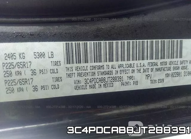 3C4PDCAB8JT288391 фото 10