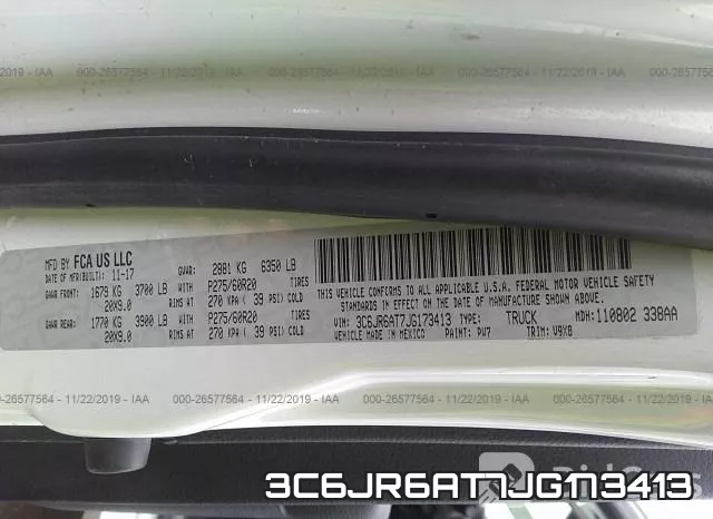 3C6JR6AT7JG173413 фото 10