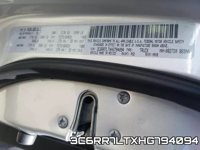 3C6RR7LTXHG794094 фото 2