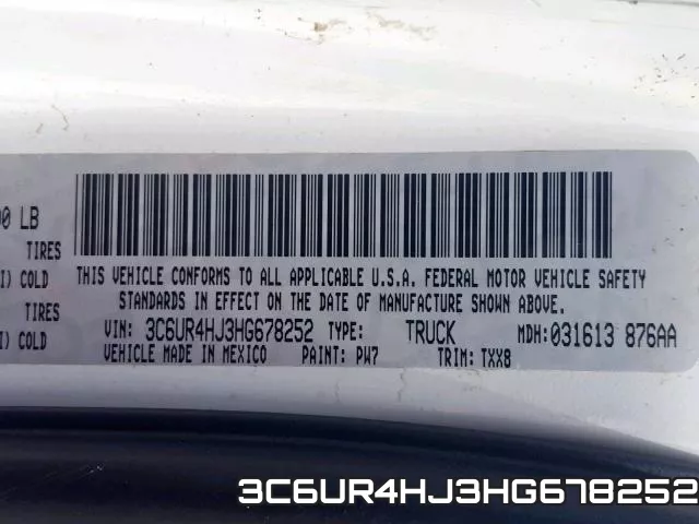 3C6UR4HJ3HG678252 фото 2