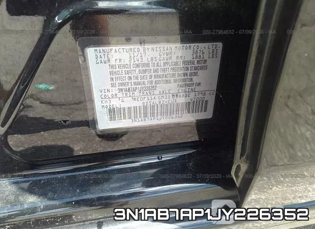 3N1AB7AP1JY226352 фото 10