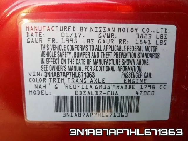 3N1AB7AP7HL671363 фото 2