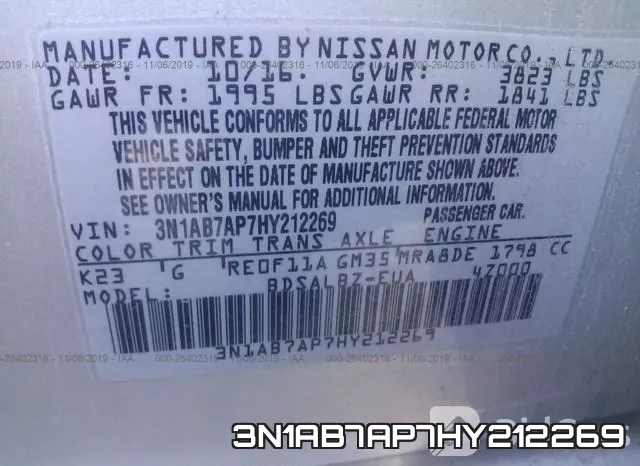 3N1AB7AP7HY212269 фото 10
