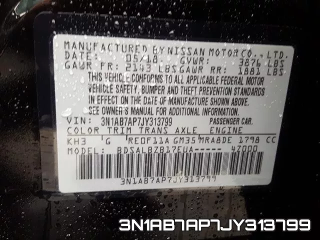 3N1AB7AP7JY313799 фото 2