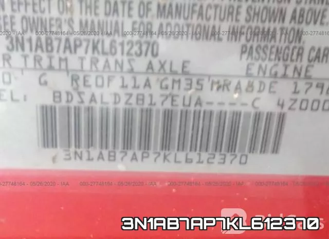 3N1AB7AP7KL612370 фото 10
