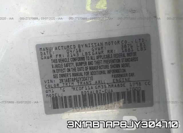 3N1AB7AP8JY304710 фото 10