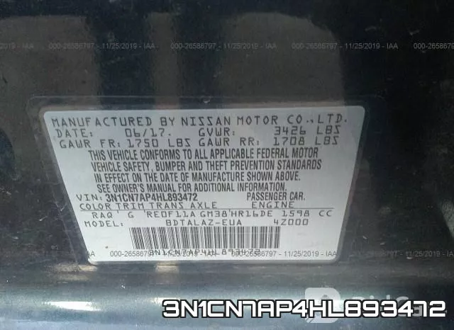 3N1CN7AP4HL893472 фото 10