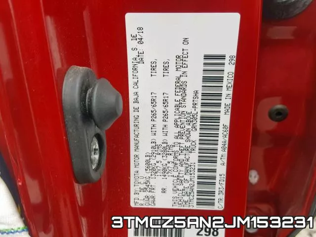 3TMCZ5AN2JM153231 фото 2