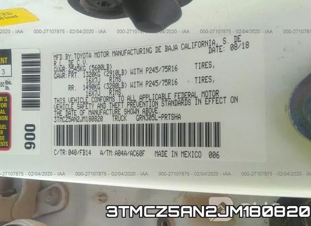3TMCZ5AN2JM180820 фото 10