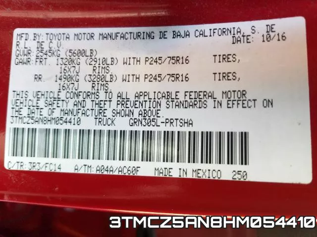3TMCZ5AN8HM054410 фото 2