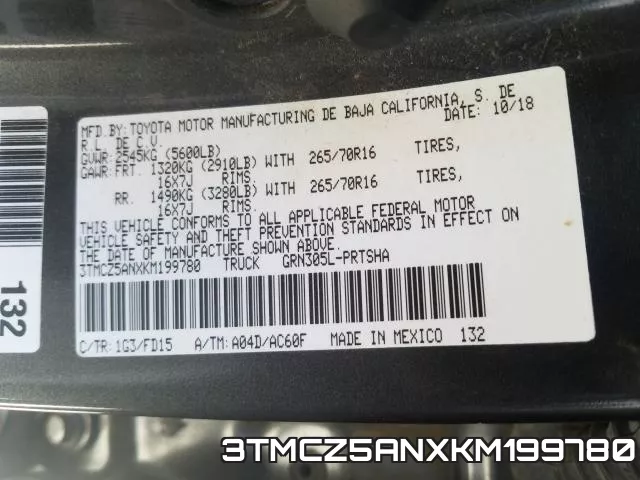 3TMCZ5ANXKM199780 фото 2