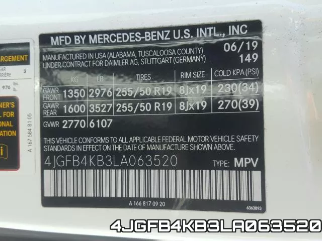 4JGFB4KB3LA063520 фото 2