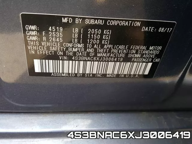 4S3BNAC6XJ3006419 фото 2