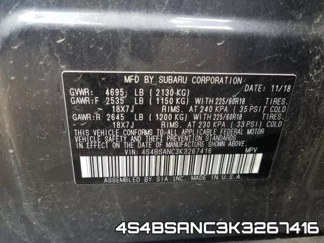 4S4BSANC3K3267416 фото 2