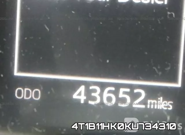 4T1B11HK0KU734310 фото 8