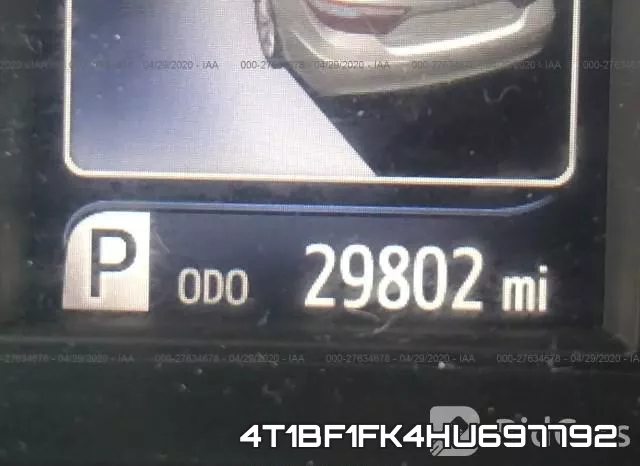 4T1BF1FK4HU697792 фото 8