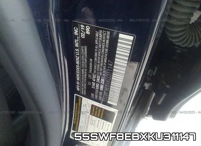 55SWF8EBXKU311147 фото 10