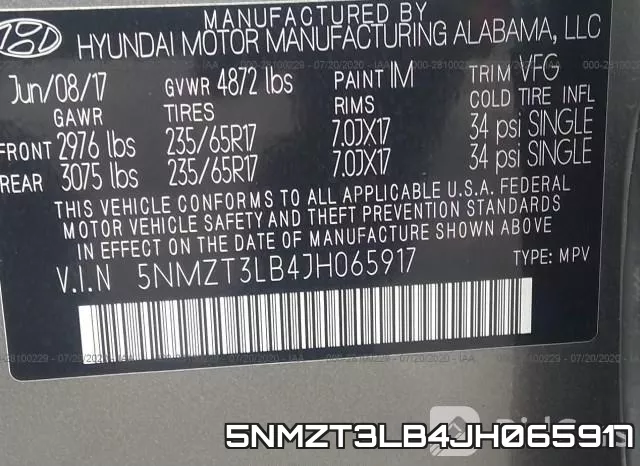 5NMZT3LB4JH065917 фото 10