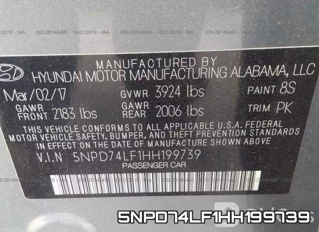 5NPD74LF1HH199739 фото 10