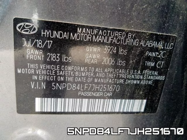 5NPD84LF7JH251670 фото 2