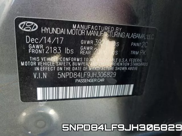 5NPD84LF9JH306829 фото 2