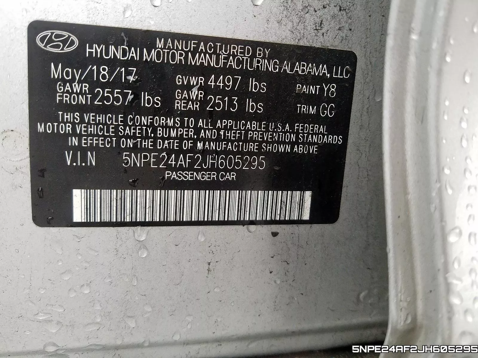 5NPE24AF2JH605295 фото 2