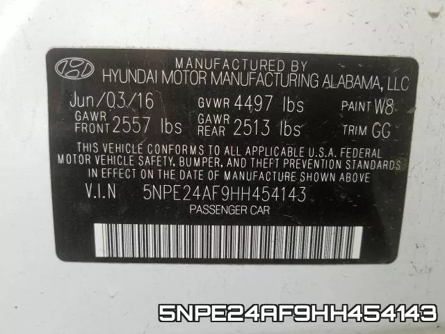 5NPE24AF9HH454143 фото 2