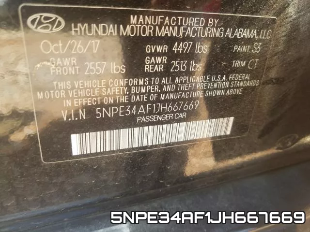 5NPE34AF1JH667669 фото 2