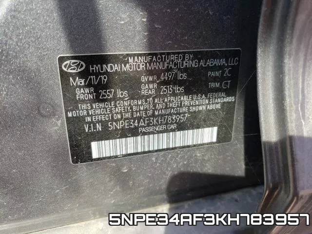 5NPE34AF3KH783957 фото 2