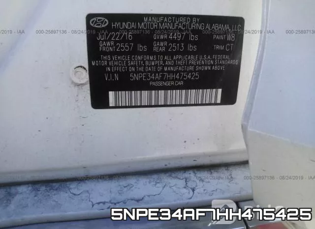 5NPE34AF7HH475425 фото 10