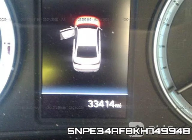 5NPE34AF8KH749948 фото 8