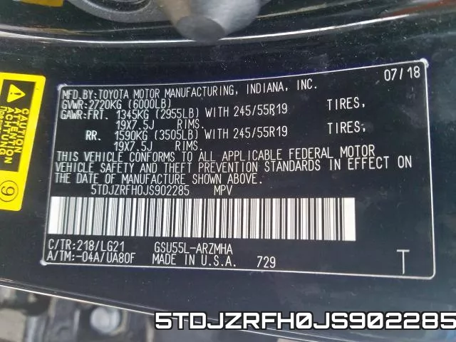 5TDJZRFH0JS902285 фото 2