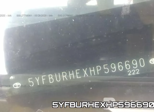 5YFBURHEXHP596690 фото 10