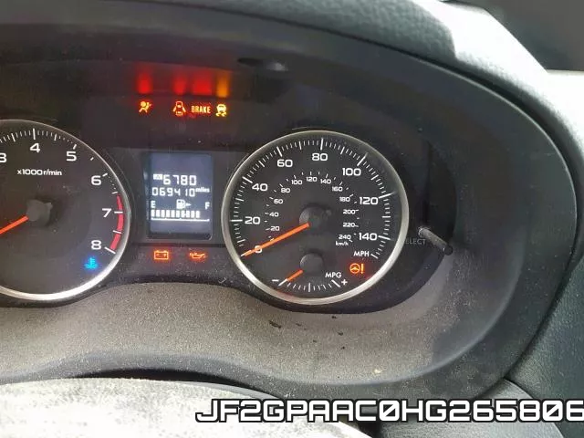 JF2GPAAC0HG265806 фото 9